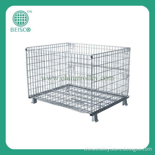 Folding Wire Mesh Container Cage